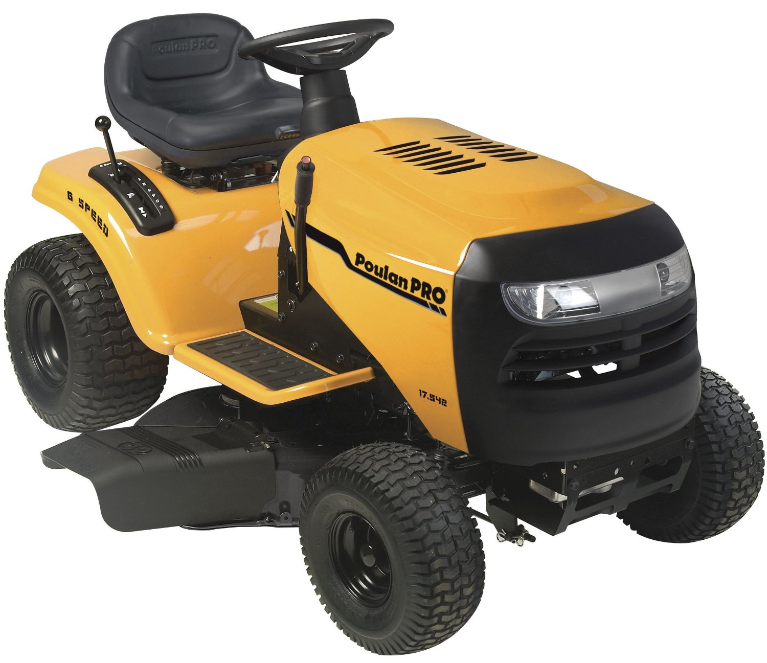 Tractor Poulan PRO 17.5/18/19 HP 42″ de corte – Maggi Maquinarias